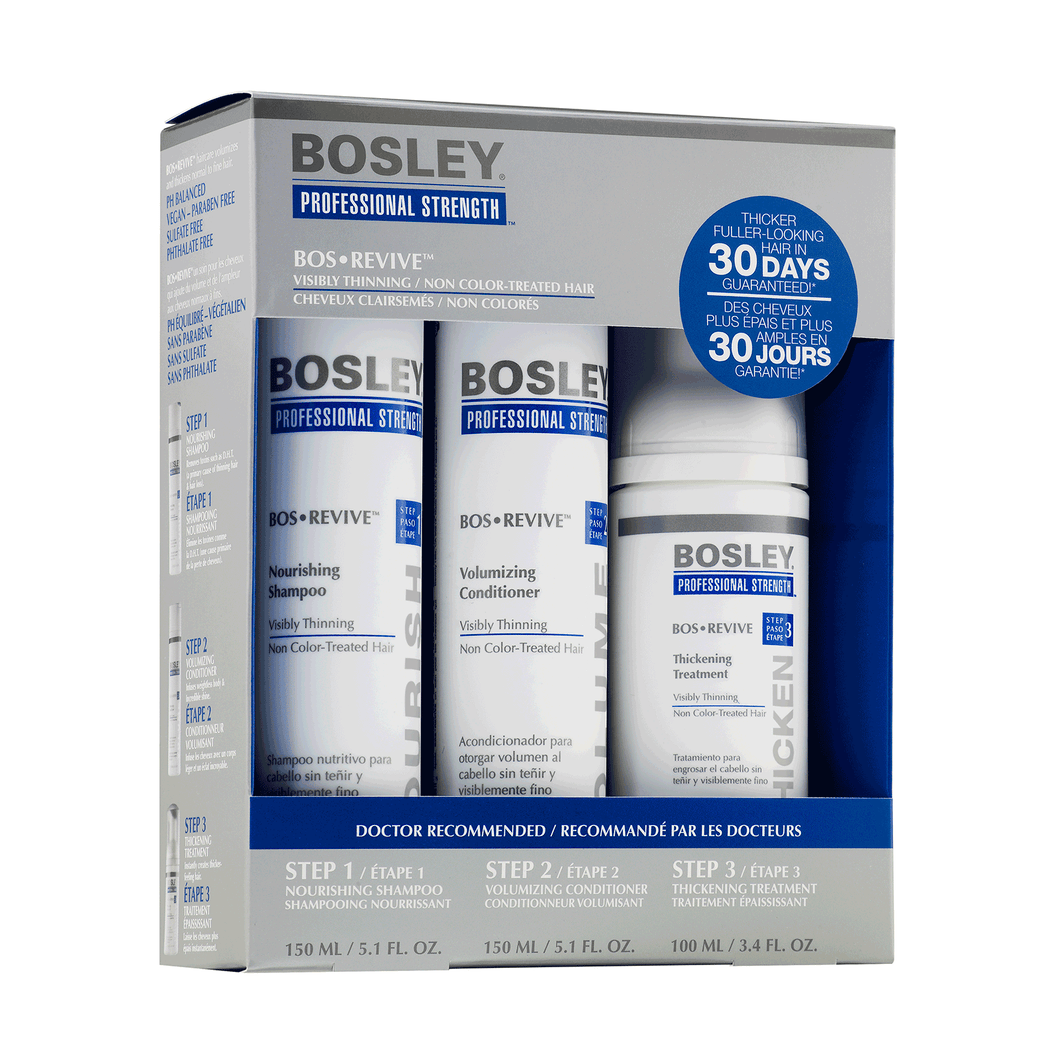 Bosley, kit de départ cheveux non colorés
